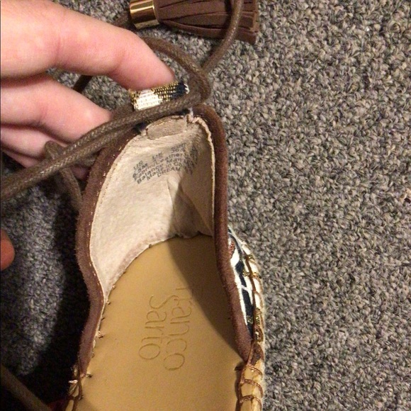 Tribal Print Espadrille Sandals - Picture 2 of 2